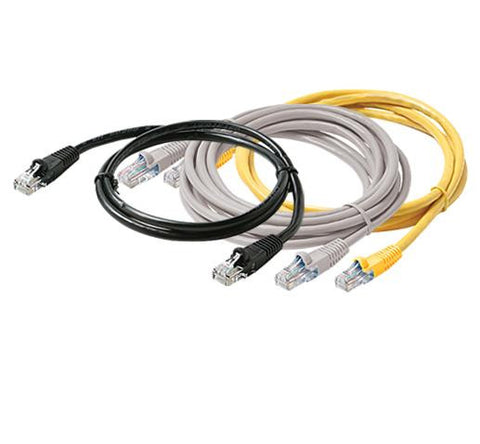 3' Blackmolded Cat5e Utp Patch