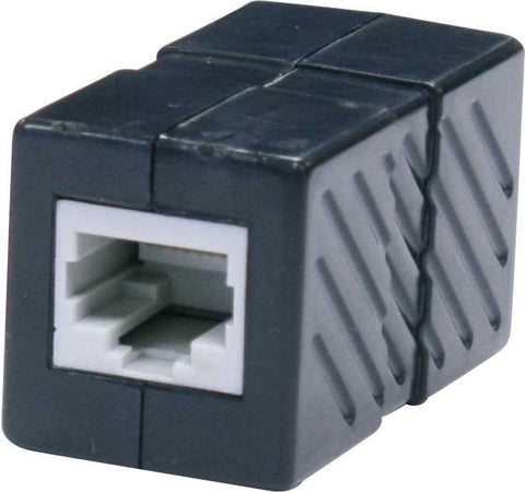 Cat6 F-f Coupler- Black