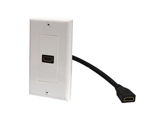 Standard  Hdmi Pigtail Wall Plate