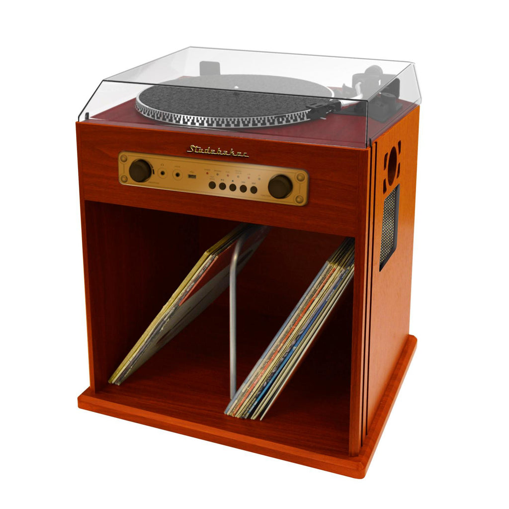 Stereo Turntable With Bluetooth Receiver