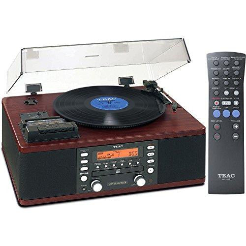 Cd Recorder Cassette Turntable Walnut