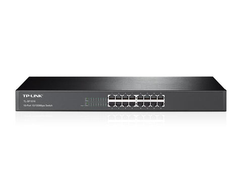 16-port 10-100mbps Rackmount Switch