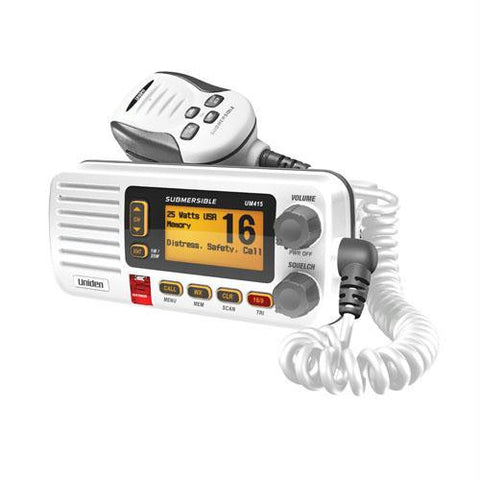 Uniden Fixed Mount Vhf Marine Radio Whit