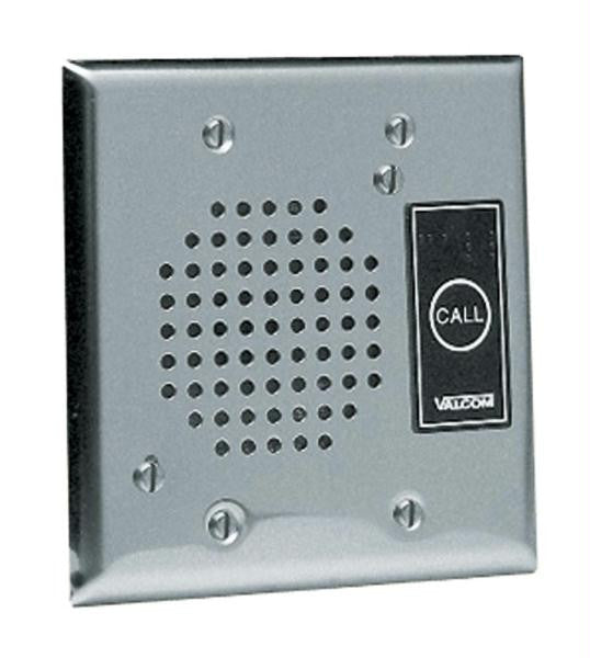 Doorplate Spkr- Flush W-led (stainless)