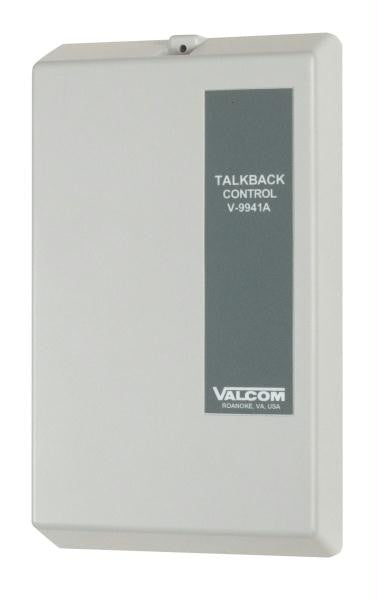 Valcom One-zone Talkback Control Unit