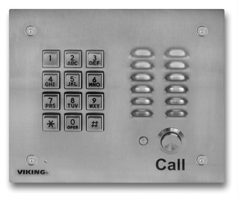 Handsfree Phone W- Key Pad - Stainless