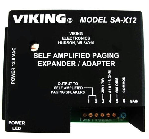 Self Amplified Paging System Expander