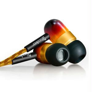 Vintage Woodees Stereo Earphones